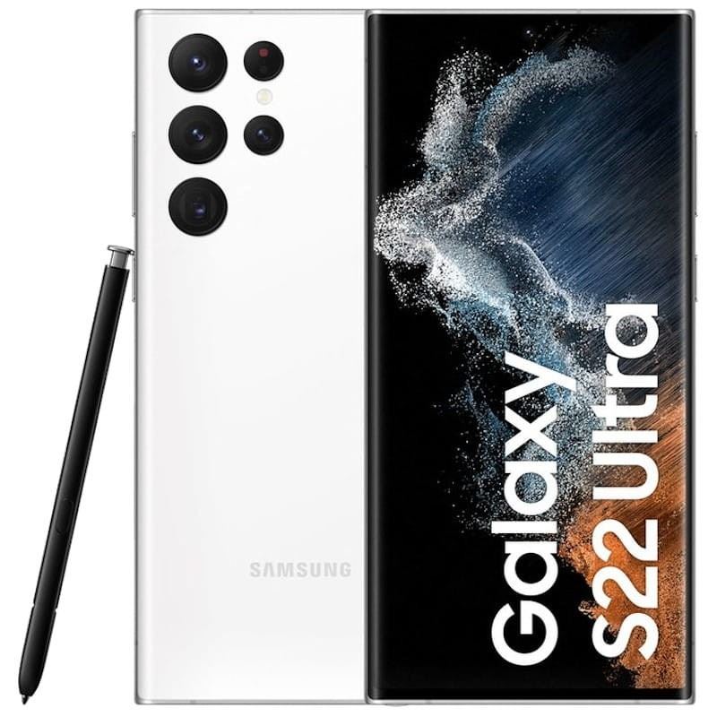 Samsung Galaxy S22 Ultra 5G (128GB/White) uden abonnement